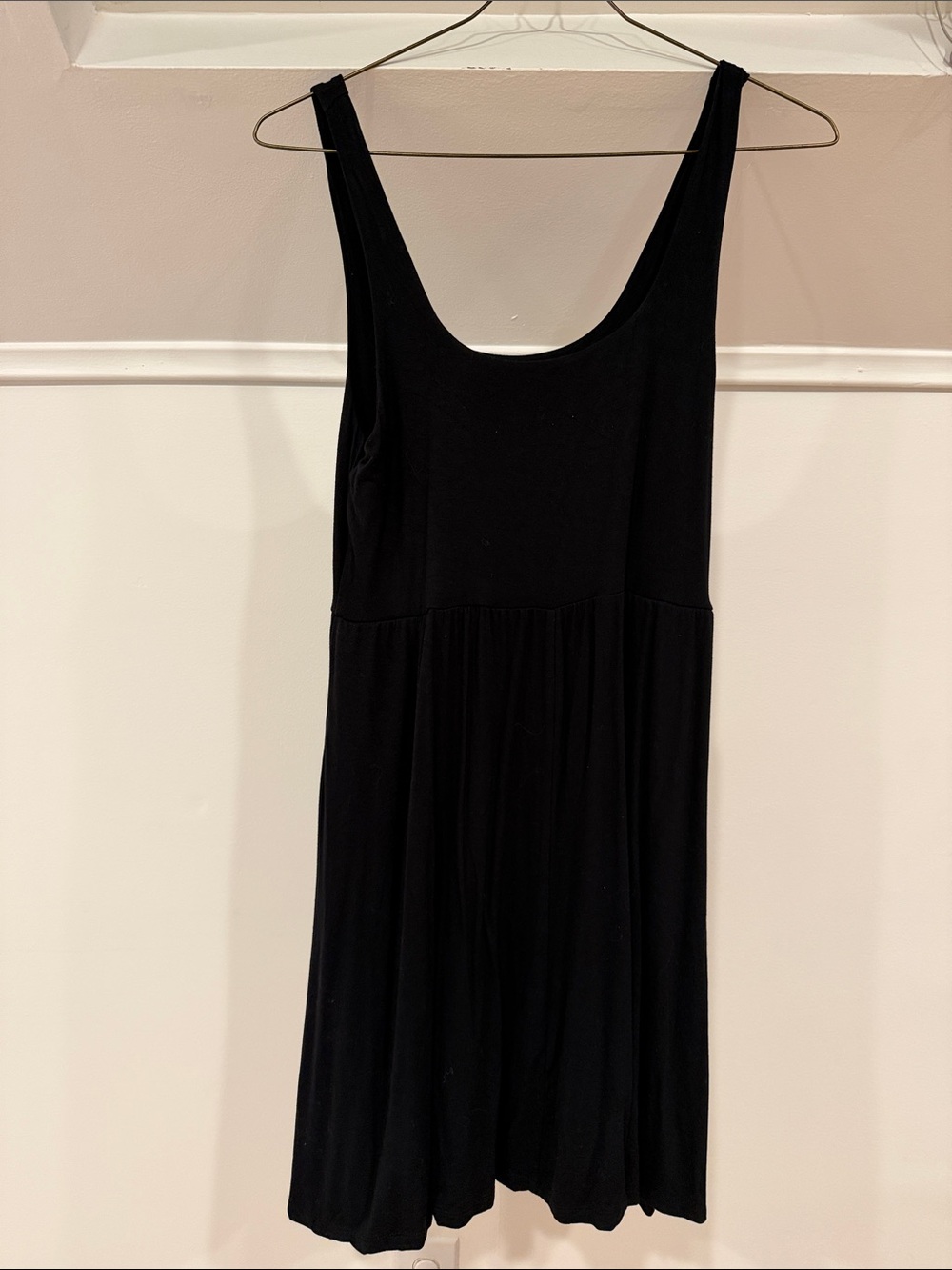 a new day Black Scoop-Neck Mini Dress